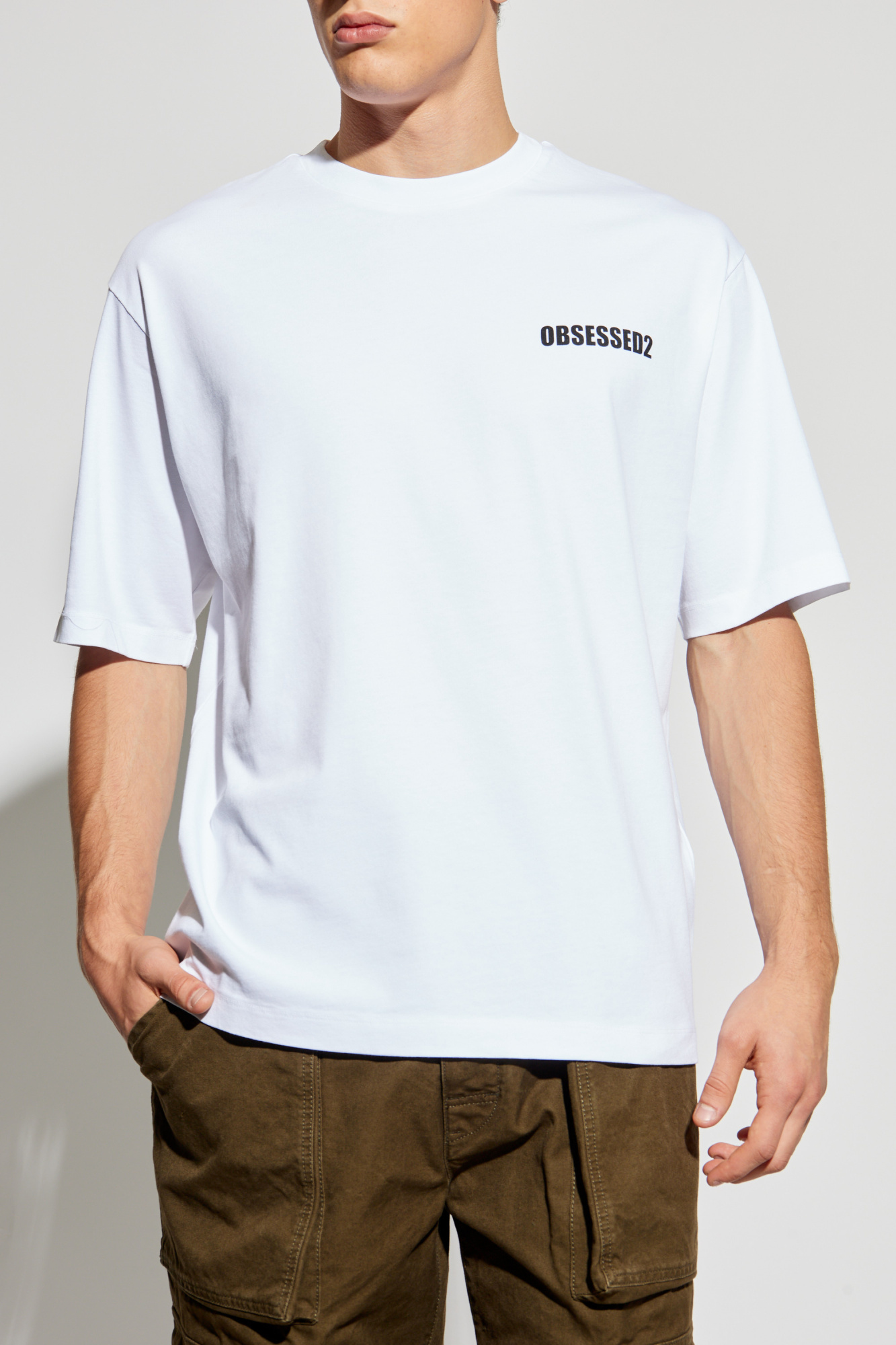 White Cotton t-shirt Dsquared2 - Vitkac AS